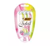 BIC SOLEIL BELLA COLOURS DISPOSABLE WOMEN'S RAZORS 3 PCS