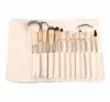 A SET OF 12 PROFESSIONAL MAKEUP BRUSHES + ETUI