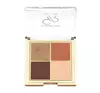 GOLDEN ROSE QUATTRO EYESHADOW PALETTE 04 COFFEE DREAM 4x2.2G