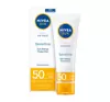 NIVEA SUN SENSITIVE FACE CREAM SPF50 50ML