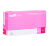 NITRILE GLOVES SIZE S 100 PIECES PINK