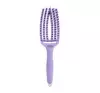 OLIVIA GARDEN FINGERBRUSH BLOOM COMBO HAIRBRUSH LAVENDER