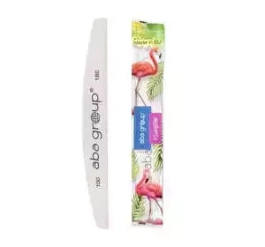 ABA GROUP HALF MOON NAIL FILE 100/180 FOIL PACKAGE
