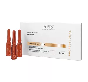 APIS PROFESSIONAL DEPIQ PRO SYSTEM DEPIGMENTING FACE AMPOULES 10 X 3ML