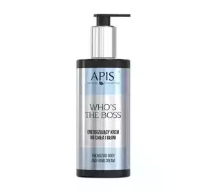 APIS WHO'S THE BOSS ENERGIZING BODY AND HAND CREAM 300ML