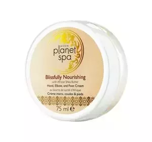 AVON PLANET SPA BLISSFULLY NOURISHING HAND FEET AND ELBOW CREAM 75ML