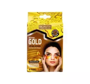 BEAUTY FORMULAS REVIVING GOLD EYE GEL PATCHES WITH COLLAGEN 6 PAIRS