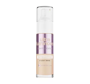 BELL PROFESSIONAL ULTRA LUMINOUS VEGAN ILLUMINATING FOUNDATION 01 LIGHT BEIGE 30G