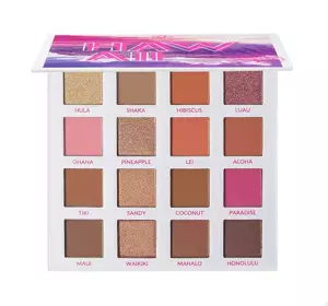 BH COSMETICS TRAVEL EYESHADOW PALETTE HANGIN' IN HAWAII 16G