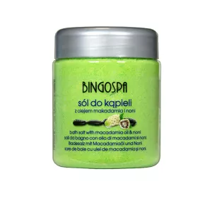 BINGOSPA BATH SALT WITH MACADAMIA AND NONI OIL 580G