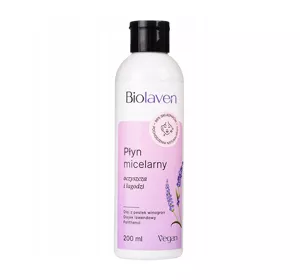 BIOLAVEN SYLVECO MICELLAR WATER WITH LAVENDER OIL AND GRAPE SEED OIL 200ML