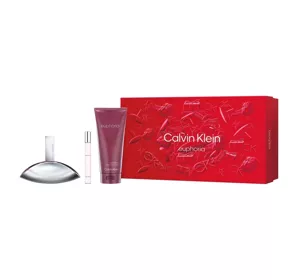 CALVIN KLEIN EUPHORIA WOMAN EAU DE PARFUM SPRAY 100ML + 10ML + BODY LOTION 200ML