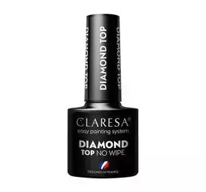 CLARESA DIAMOND TOP NO WIPE TOP COAT HYBRID 5ML