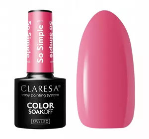 CLARESA SOAK OFF HYBRID NAIL POLISH SO SIMPLE 1 5G