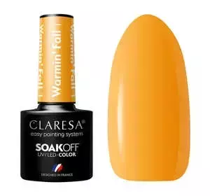 CLARESA SOAK OFF HYBRID NAIL POLISH WARMIN' FALL 1 5ML