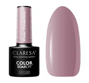 CLARESA SOAK OFF HYBRID NAIL POLISH WINTER WONDERLAND 2 5G