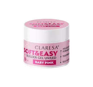 CLARESA SOFT & EASY BUILDER GEL UV/LED BABY PINK 12G