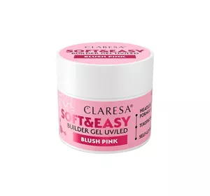 CLARESA SOFT & EASY BUILDER GEL UV/LED BLUSH PINK 12G