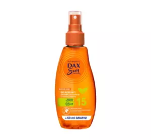 DAX SUN RELAXING SUN CARE OIL WITH MATCHA TEA SPF 15 200ML