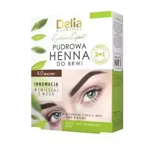 DELIA POWDER HENNA FOR EYEBROW 4.0 BROWN