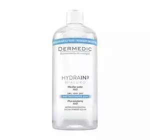 DERMEDIC HYDRAIN3 HIALURO MICELLAR WATER H2O 500ML