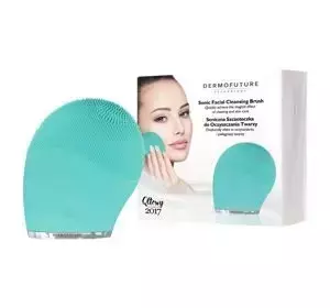 DERMOFUTURE SONIC FACIAL CLEANSING BRUSH MINT