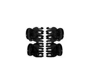 DONEGAL 9930 MINI HAIR CLAW CLIPS BLACK 4 PCS