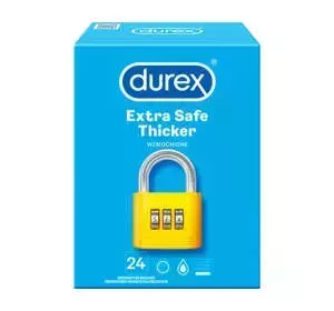 DUREX EXTRA SAFE THICKER CONDOMS 24 PCS