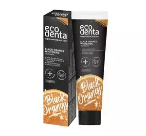 ECODENTA BLACK ORANGE WHITENING TOOTHPASTE WITH ORANGE FLAVOR 100ML