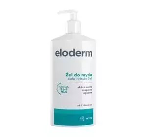 ELODERM BODY & HAIR GEL 2in1 FOR DRY ATOPIC SKIN FROM 1 DAY OF LIFE 400ML