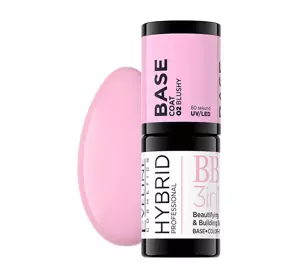 EVELINE HYBRID PRO BEAUTIFYING-BUILDING HYBRID RUBBER BASE COAT 02 BLUSHY 5ML