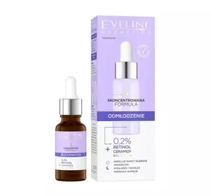 EVELINE REJUVENATING FACE SERUM 0.2% RETINOL AND CERAMIDES 18ML