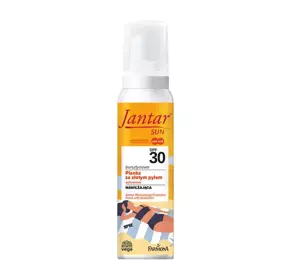 FARMONA JANTAR SUN AMBER MOISTURIZING PROTECTIVE FOAM WITH GOLD DUST SPF30+ 150ML