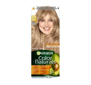 GARNIER COLOR NATURALS PERMANENT HAIR COLOUR 8.13 NUDE LIGHT BLONDE