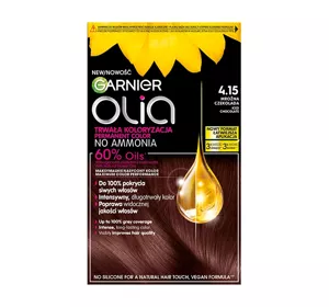 GARNIER OLIA PERMANENT HAIR COLOR NO AMMONIA 4.15 FROZEN CHOCOLATE