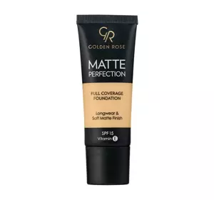 GOLDEN ROSE MATTE PERFECTION FULL COVERAGE FOUNDATION SPF15 W3 35ML