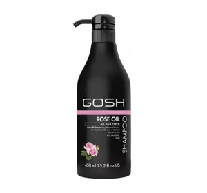 GOSH ROSE OIL VEGAN SHAMPOO FOR OILY HAIR 450ML