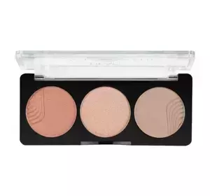 HEAN GLOW NUDE PALETTE FACE PALETTE  3IN1 SUNGLOW 8G