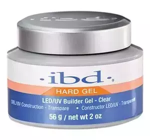 IBD LED UV BUILDER GEL CLEAR TRANSPARENT 56G