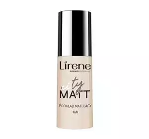 LIRENE CITY MATT FLUID MATTIFYING AND SMOOTHING FACE FOUNDATION 203 LIGHT 30ML