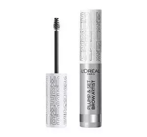 LOREAL BROW ARTIST PLUMP & SET EYEBROW MASCARA 00 TRANSPARENT