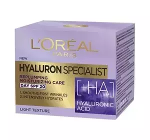 LOREAL HYALURON SPECIALIST ANTI-WRINKLE DAY FACE CREAM 50ML