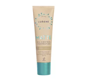 LUMENE MATTE CONTROL FACE FOUNDATION 3 FRESH APRICOT 30ML