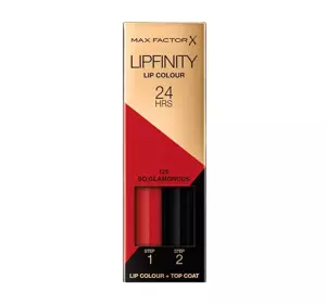 MAX FACTOR LIPFINITY LIPSTICK 125 SO GLAMOROUS