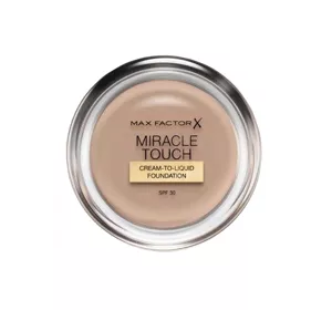 MAX FACTOR MIRACLE TOUCH CREAM TO LIQUID FOUNDATION 078 SAND BEIGE 11.5G