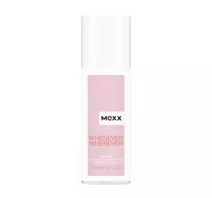 MEXX WHENEVER WHEREVER WOMAN DEODORANT NATURAL SPRAY 75ML