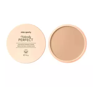 MISS SPORTY NATURALLY PERFECT FACE POWDER 002 LIGHT 10G