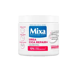 MIXA UREA CICA REPAIR+ REGENERATING CREAM FOR FACE, BODY AND HANDS 400ML