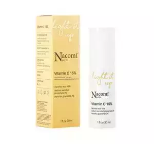 NACOMI NEXT LEVEL LIGHT IT UP VITAMIN C 15% FACE SERUM 30ML