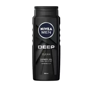 NIVEA MEN DEEP SHOWER GEL WITH CARBON 500ML